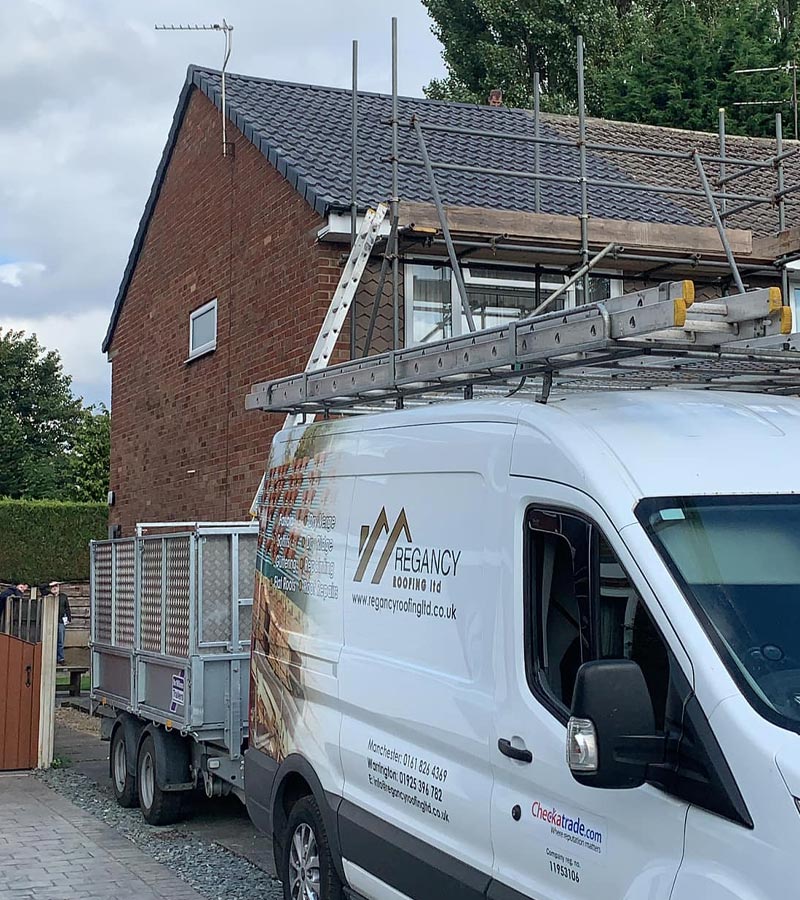 UPVC roofline in Macclesfield by Regancy Roofing
